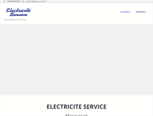 Tablet Screenshot of elec-service.fr